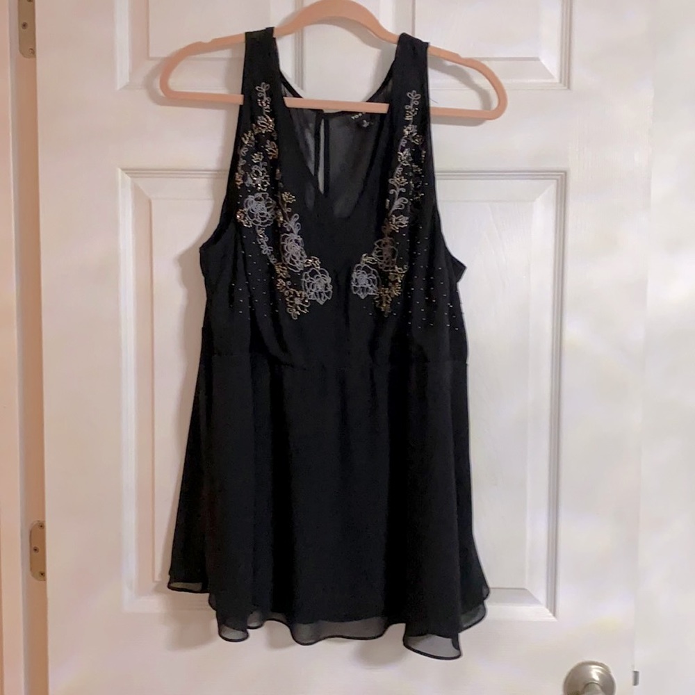 Torrid beaded blouse